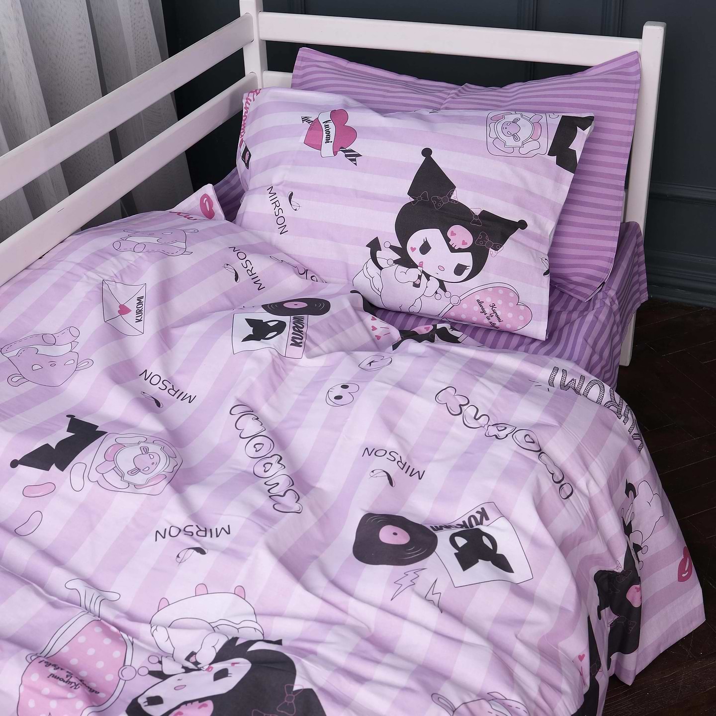Комплект постельного белья MirSon Ranforce Elite Kids Time 17-0858 Kuromi Dream 220х240 (2200011864433)